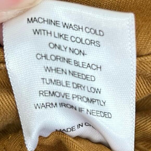 a loves a Women Lightweight Military Jacket Brown Minimalist Preppy Size Medium - Picture 5 of 5